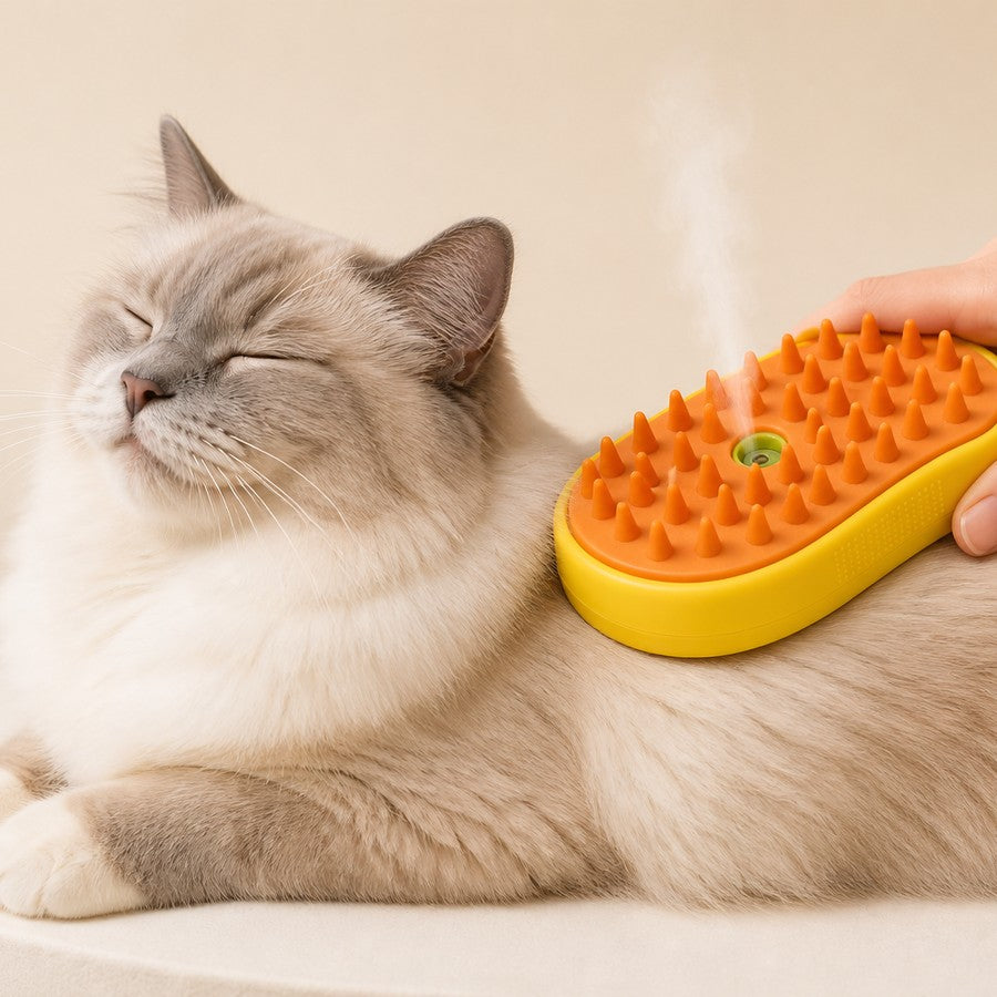 Steam Brush Pro in use